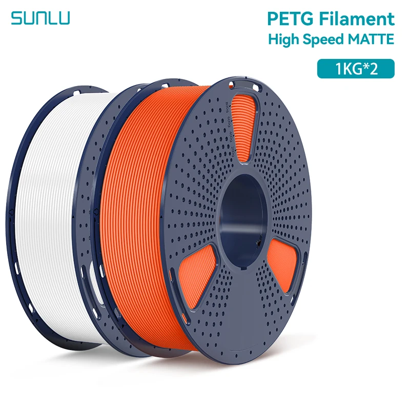 Filament SUNLU PETG High-Speed Biały Matowy (WHITE MATTE)