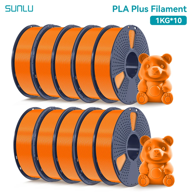Filament SUNLU PLA Plus Pomarańczowy (ORANGE)