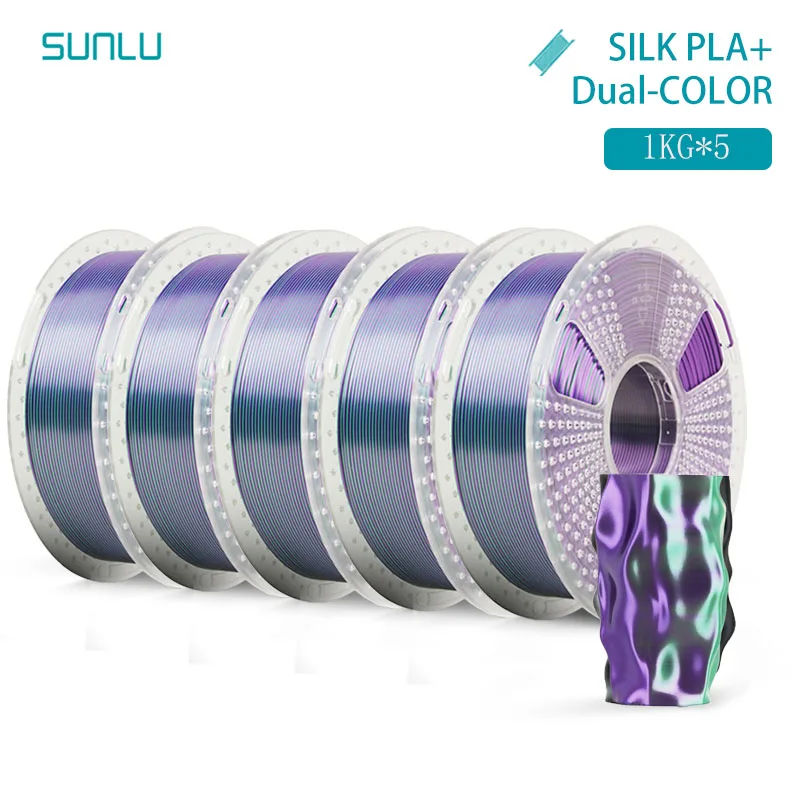 Filament SUNLU PLA  Dwukolorowy Jedwabny (DUAL SILK)