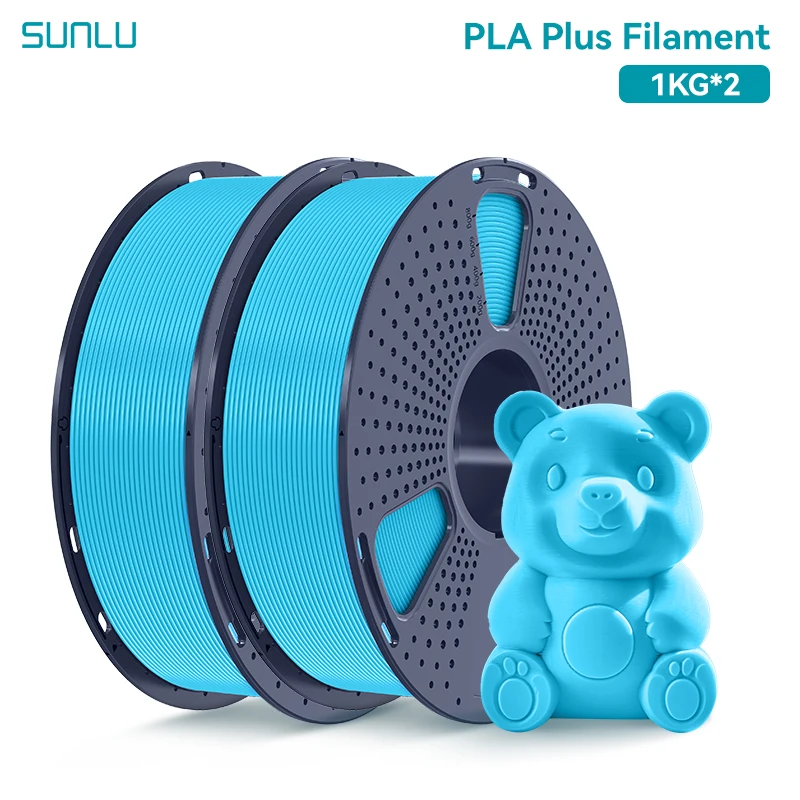Filament SUNLU PLA Plus Niebieski (BLUE)