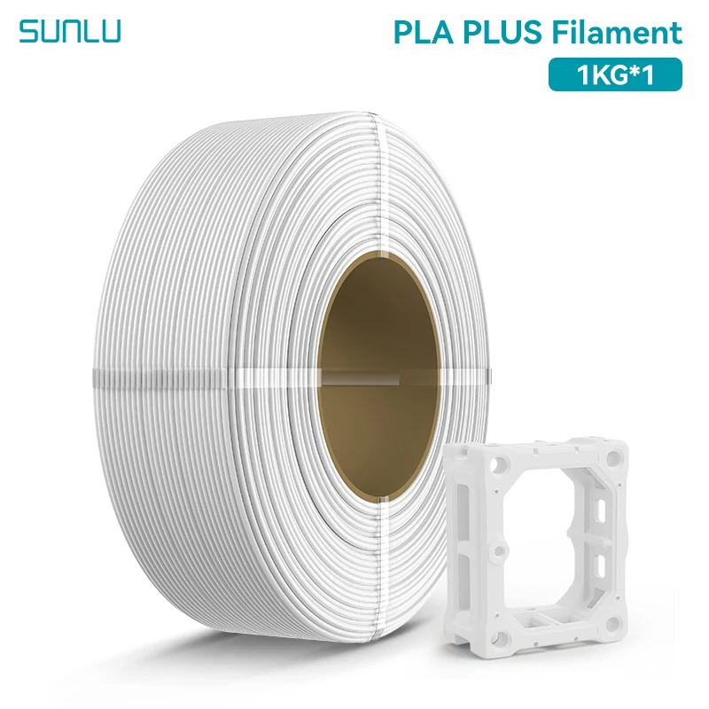 Filament SUNLU PLA Plus Biały (WHITE)