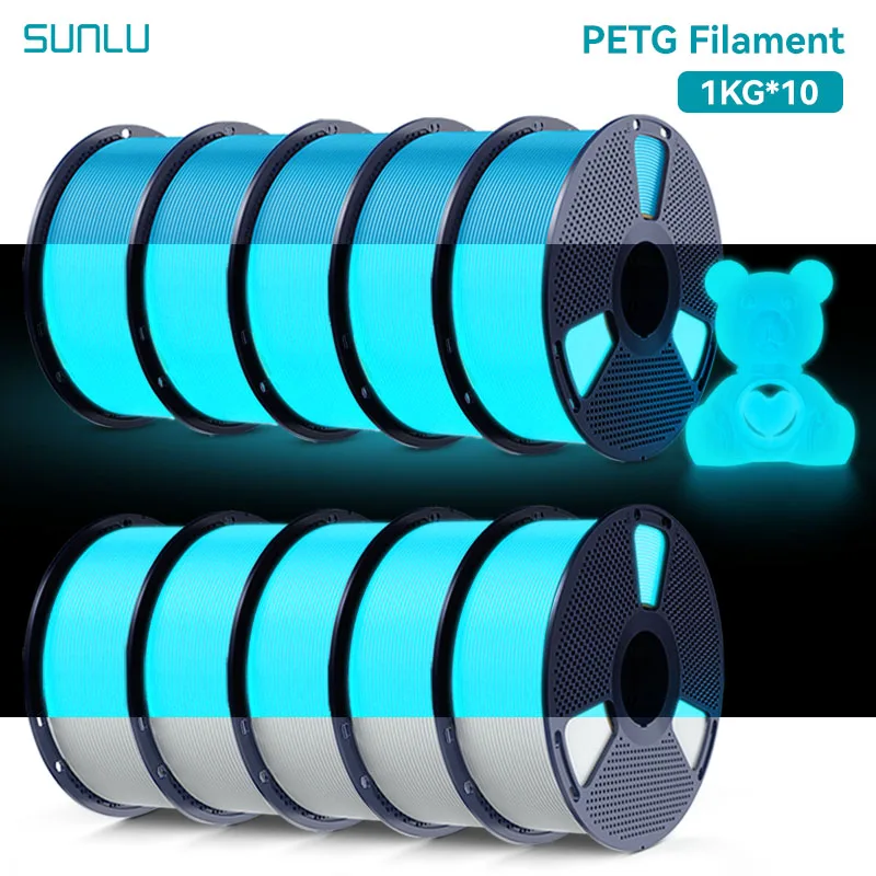 Filament SUNLU PETG Świecący w ciemności (GLOW)