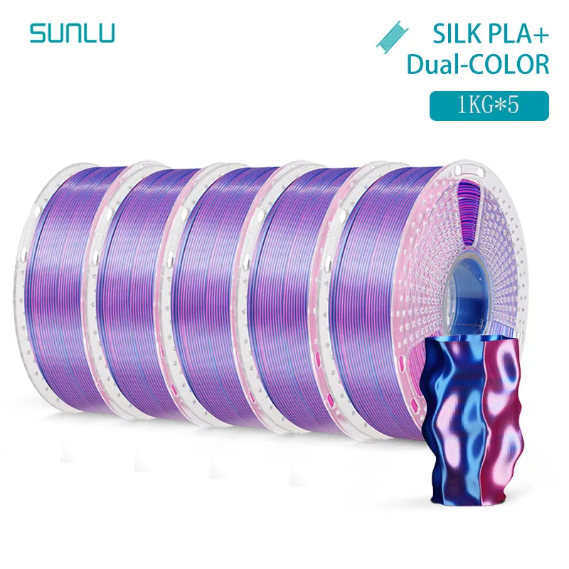 Filament SUNLU PLA  Dwukolorowy Jedwabny (DUAL SILK)