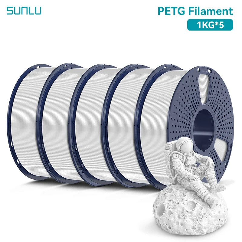Filament SUNLU PETG Plus Biały (WHITE)