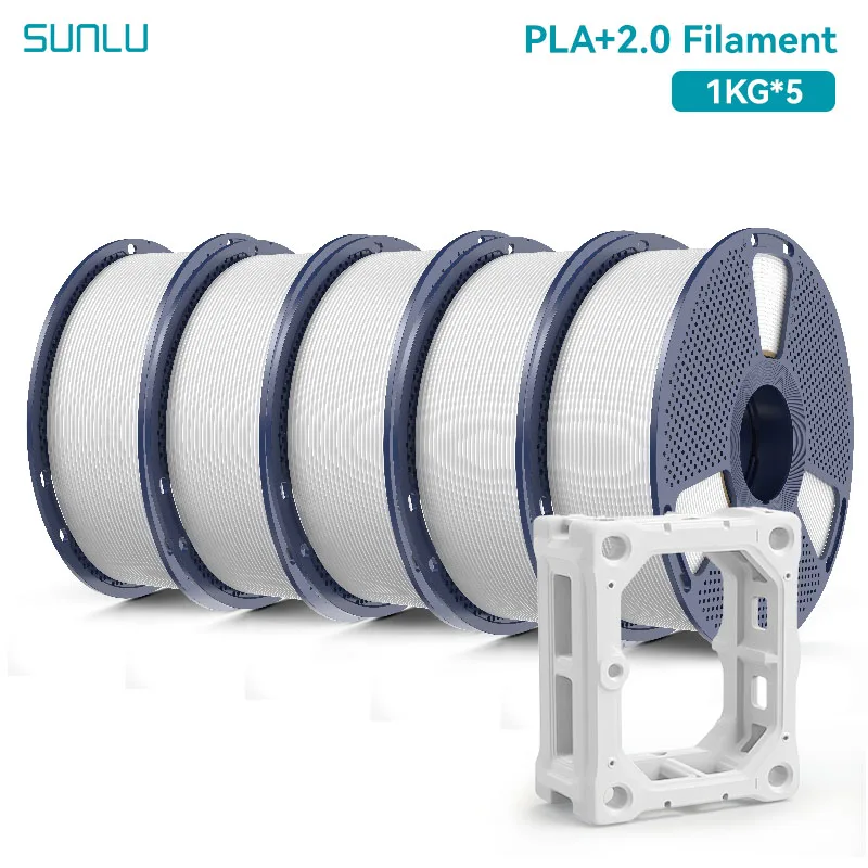 Filament SUNLU PLA Plus Biały (WHITE)