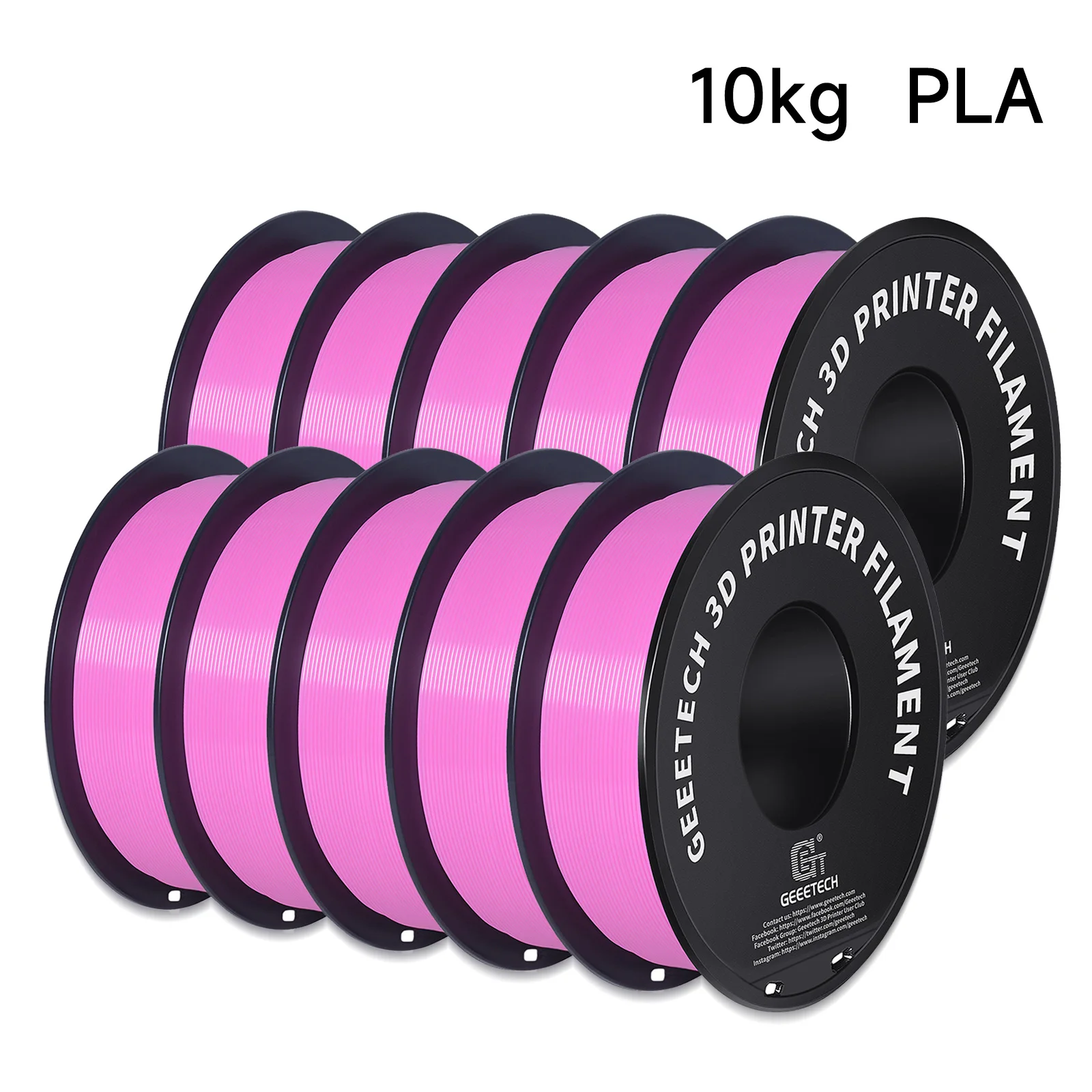 Filament GEEETECH PLA Różowy (PINK)