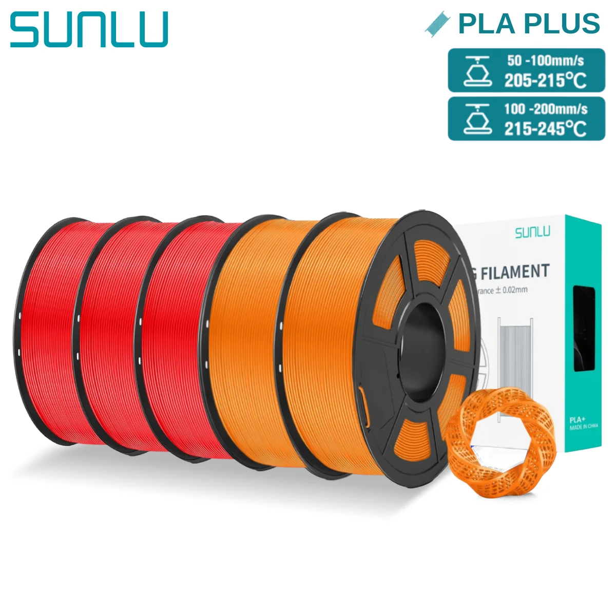 Filament SUNLU PLA Plus 