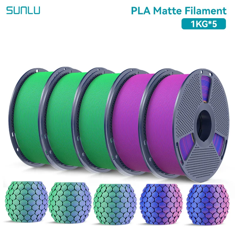 Filament SUNLU PLA  Dwukolorowy Matowy (DUAL MATTE)
