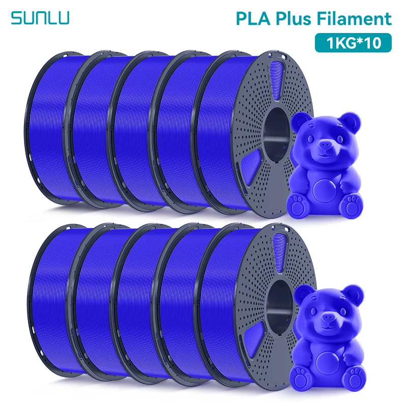 Filament SUNLU PLA Plus Niebieski (BLUE)