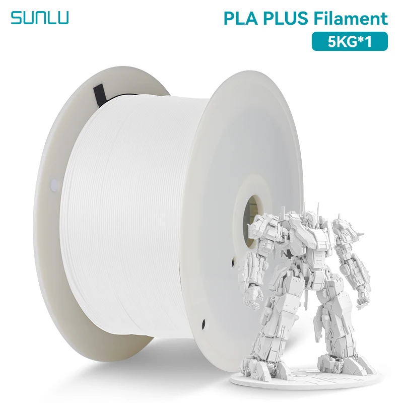 Filament SUNLU PLA Plus Biały (WHITE)