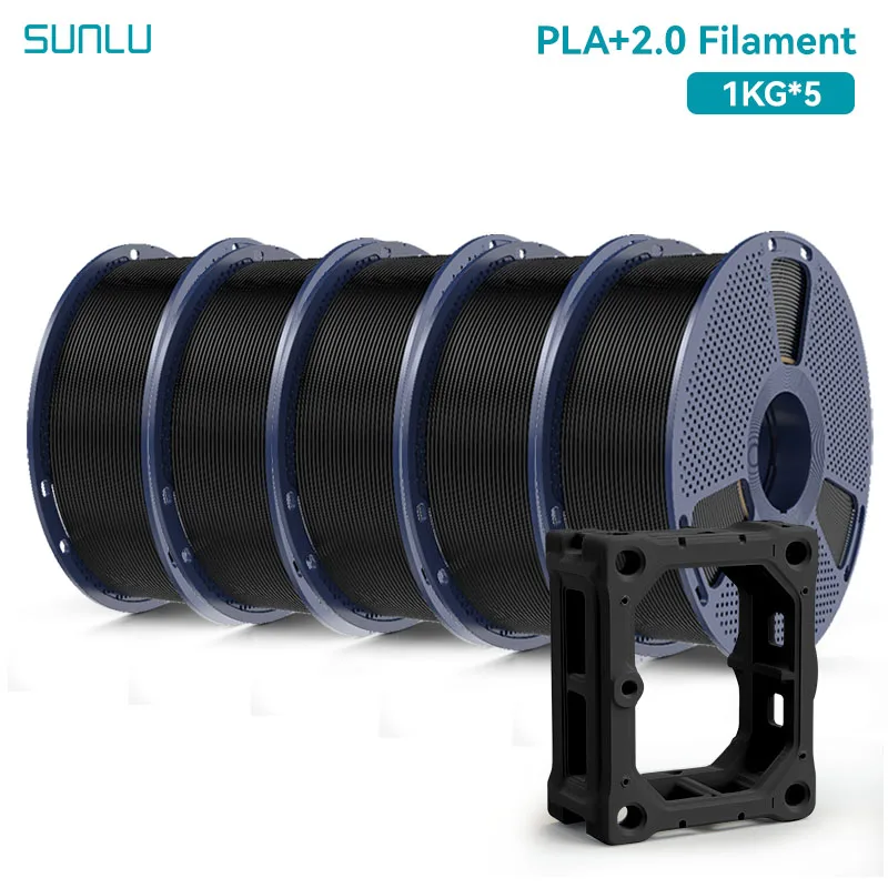 Filament SUNLU PLA Plus Czarny (BLACK)