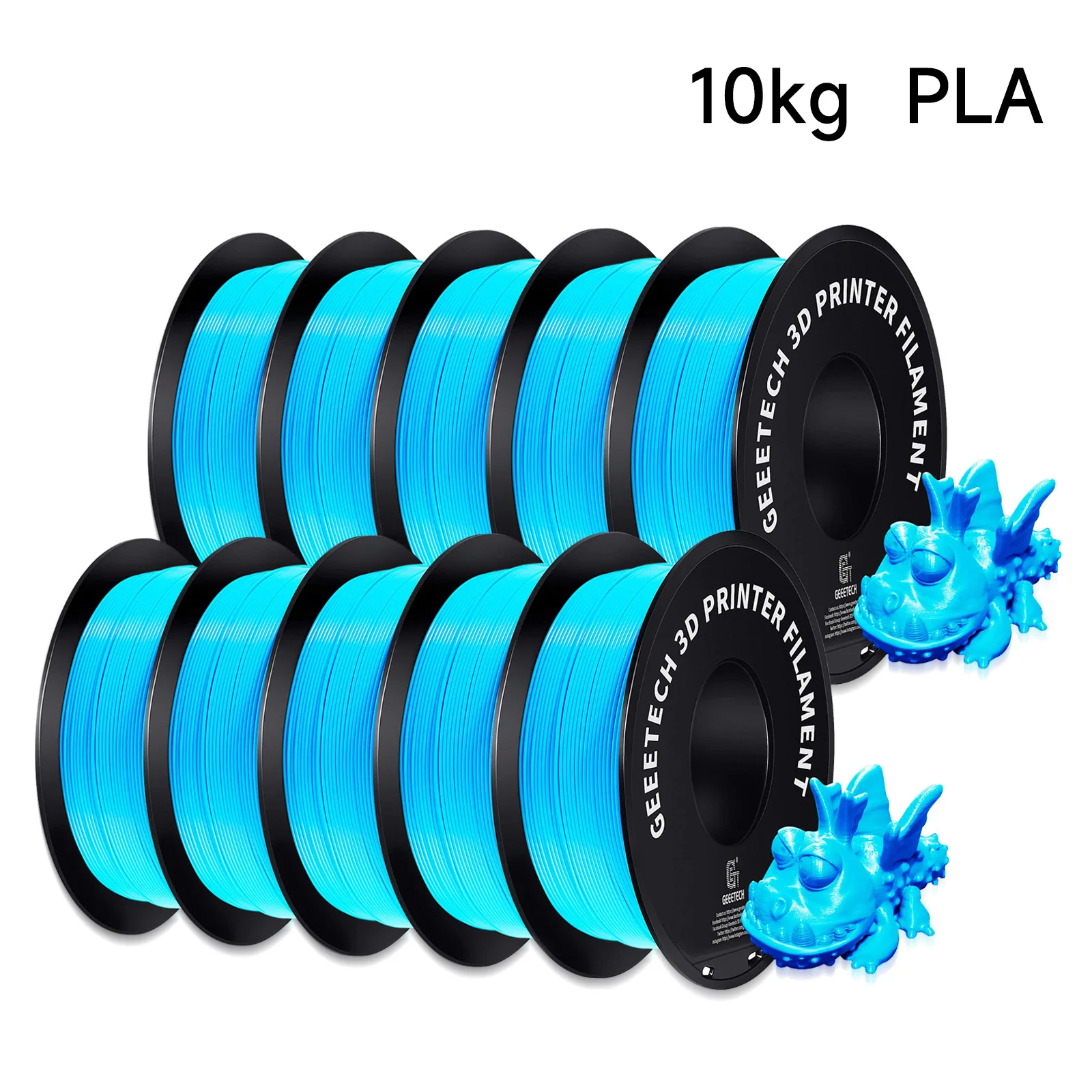 Filament GEEETECH PLA Niebieski (BLUE)