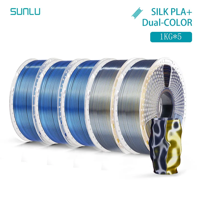 Filament SUNLU PLA  Dwukolorowy Jedwabny (DUAL SILK)