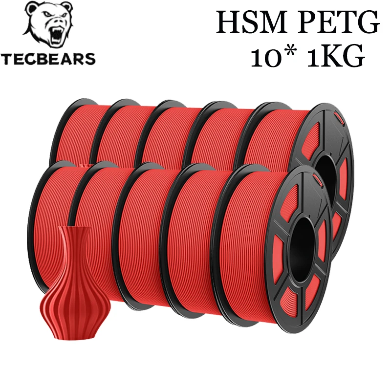Filament TECBEARS PETG High-Speed Czerwony Matowy (RED MATTE)