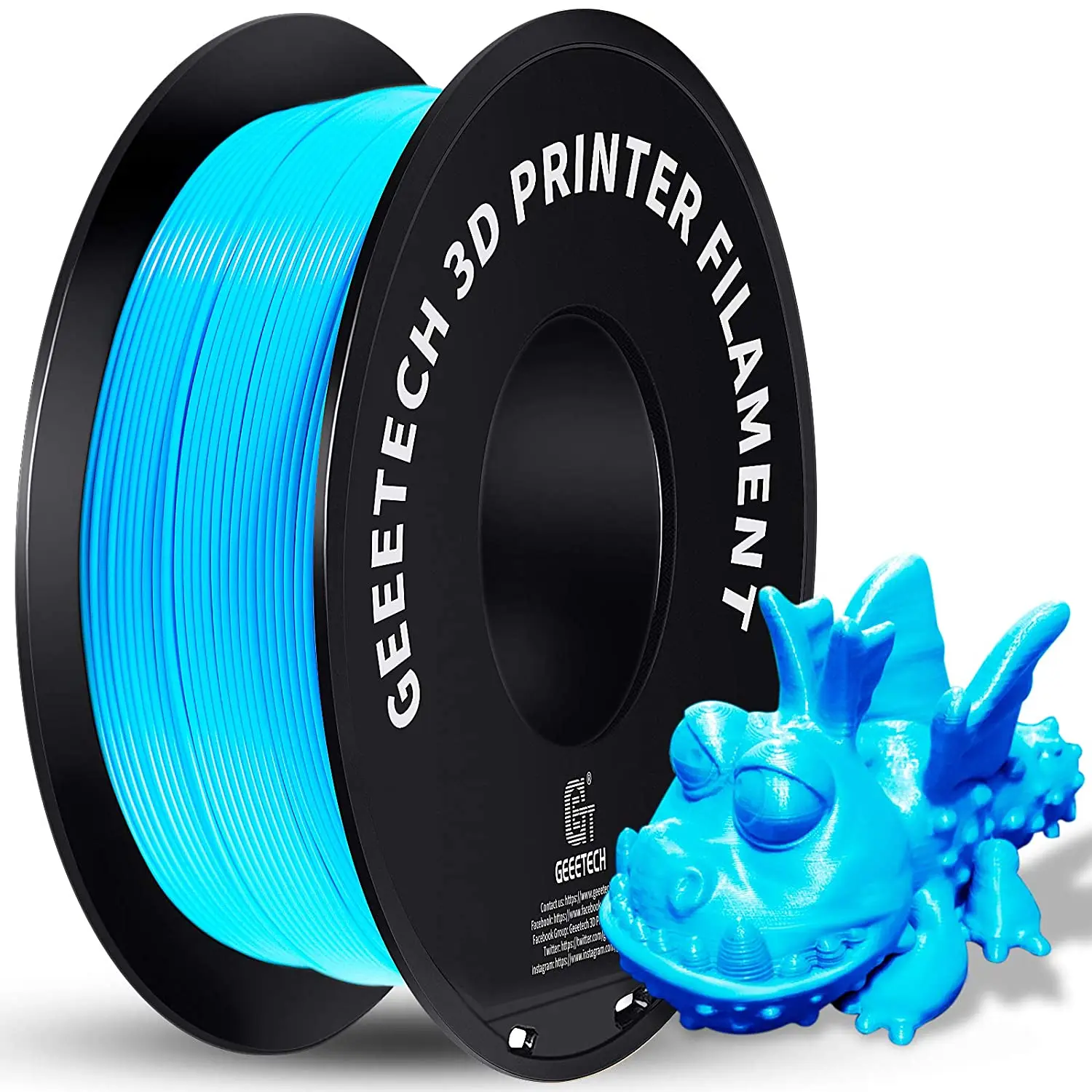 Filament GEEETECH PLA Niebieski (BLUE)