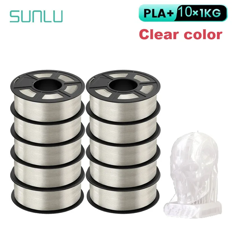 Filament SUNLU PLA Naturalny Przezroczysty (NATURAL TRANSPARENT)