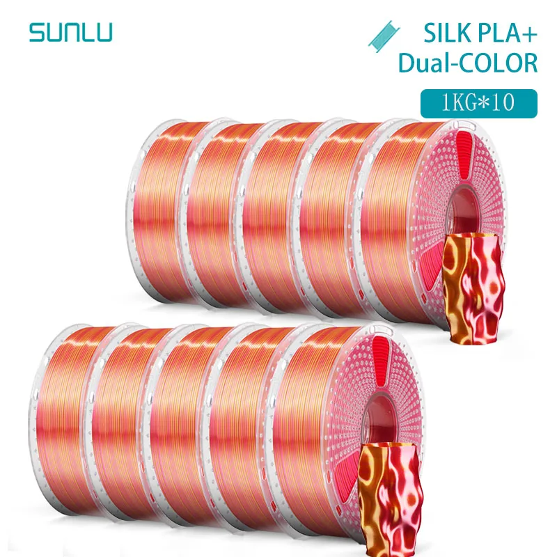 Filament SUNLU PLA  Dwukolorowy Jedwabny (DUAL SILK)