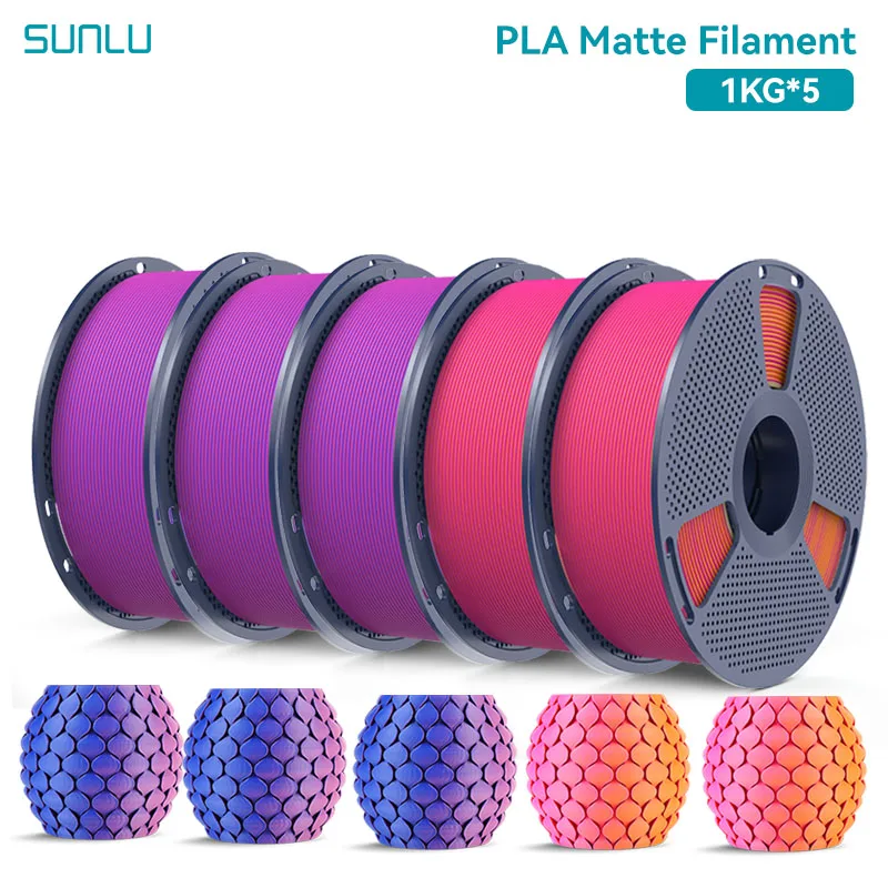 Filament SUNLU PLA Dwukolorowy Matowy (DUAL MATTE)