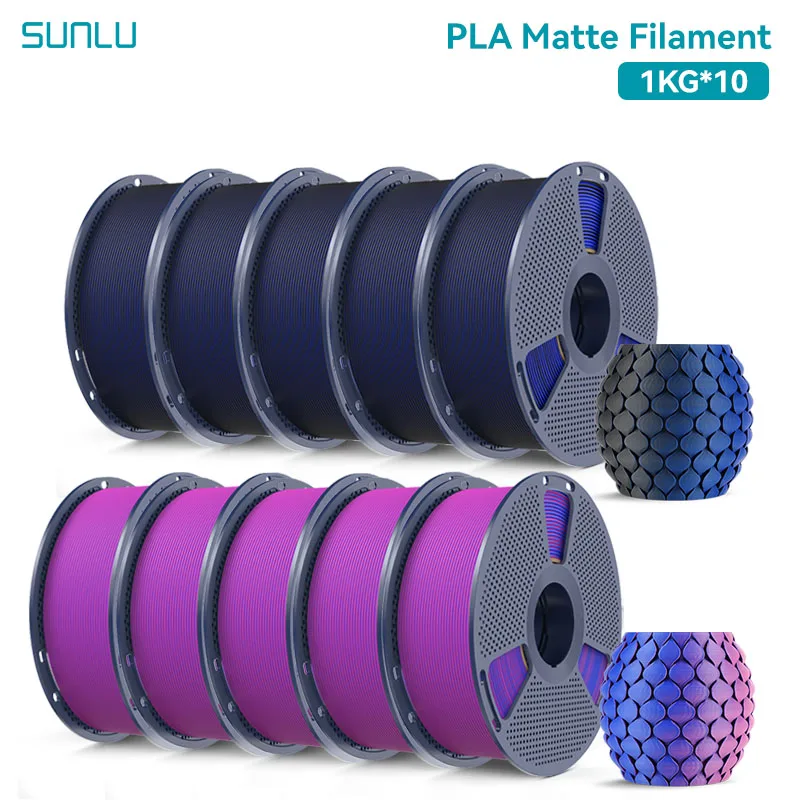 Filament SUNLU PLA  Dwukolorowy Matowy (DUAL MATTE)