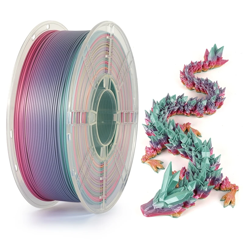 Filament Kingroon PLA  Tęczowy Jedwabny (RAINBOW SILK)