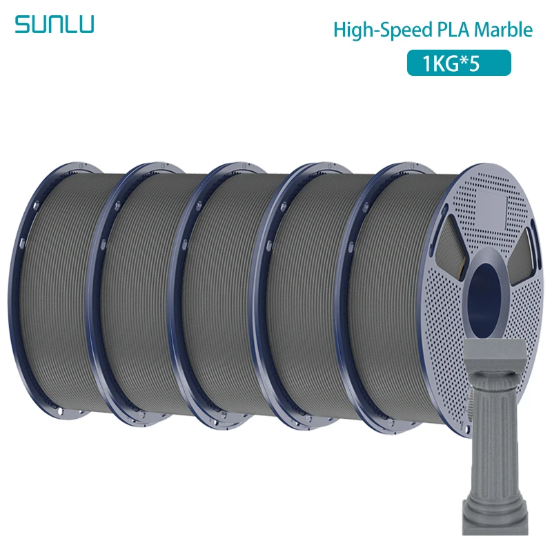 Filament SUNLU PLA High-Speed Szary Teksturowany (GRAY TEXTURED)