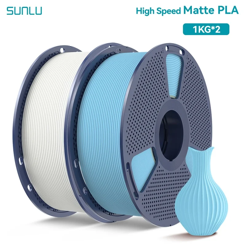 Filament SUNLU PLA High-Speed Niebieski Matowy (BLUE MATTE)
