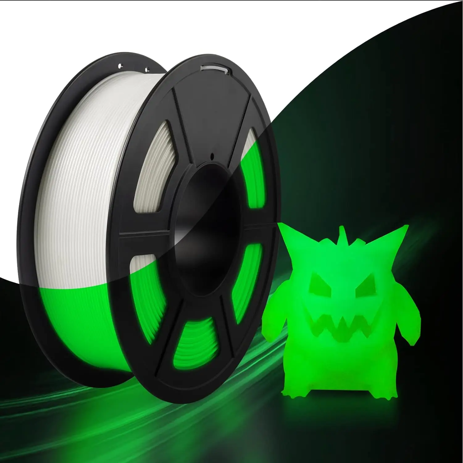 Filament SUNLU PLA  Świecący w ciemności (GLOW)