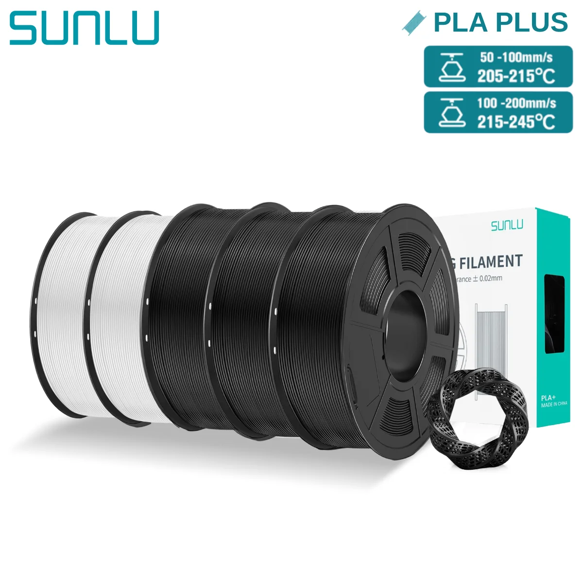 Filament SUNLU PLA Plus 