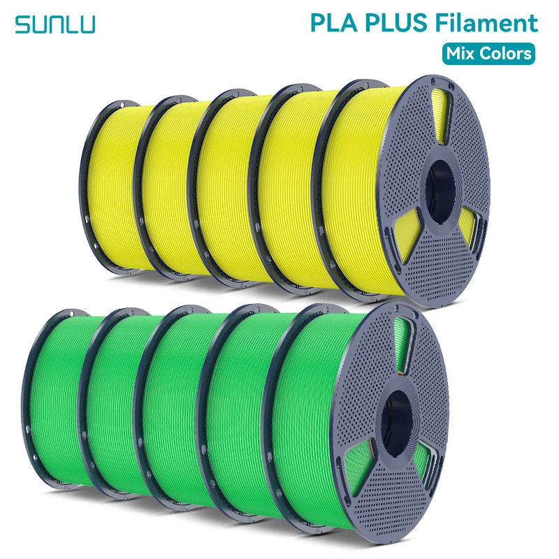 Filament SUNLU PLA Plus Żółty (YELLOW)