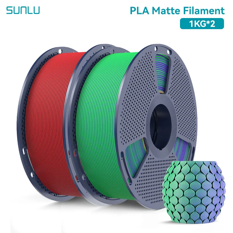 Filament SUNLU PLA  Dwukolorowy Matowy (DUAL MATTE)