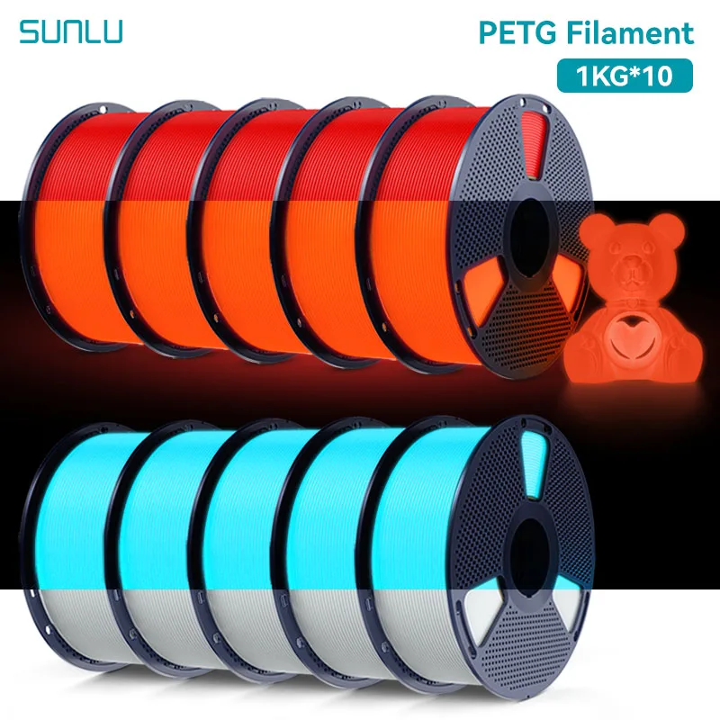 Filament SUNLU PETG  Świecący w ciemności (GLOW)