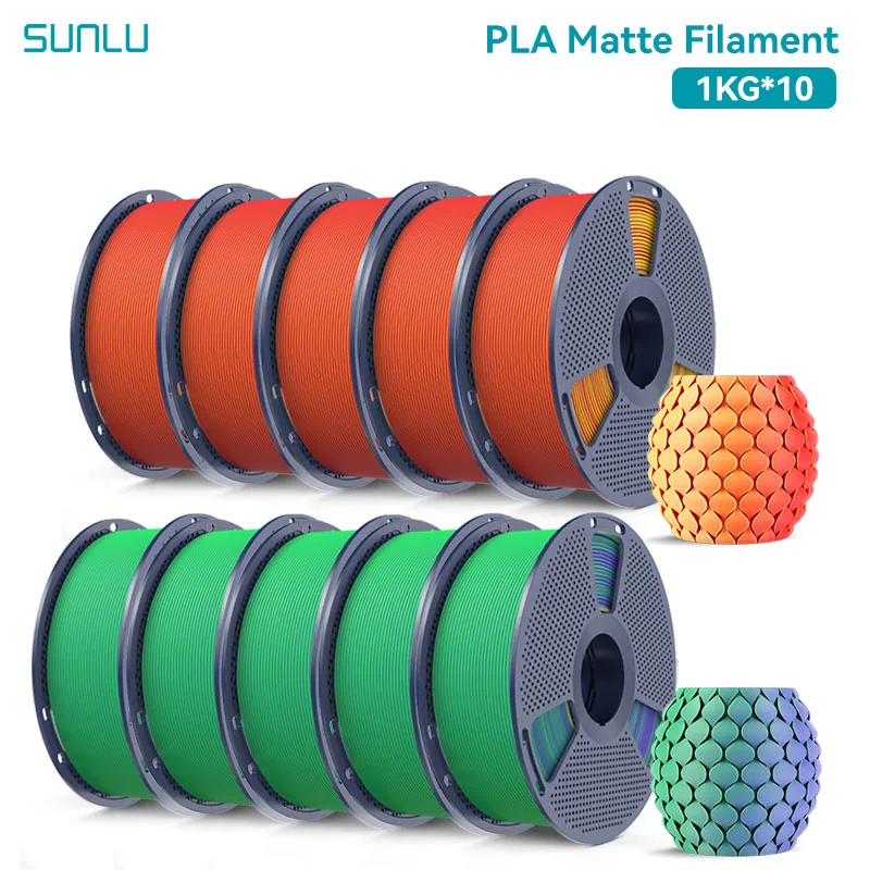 Filament SUNLU PLA  Dwukolorowy Matowy (DUAL MATTE)