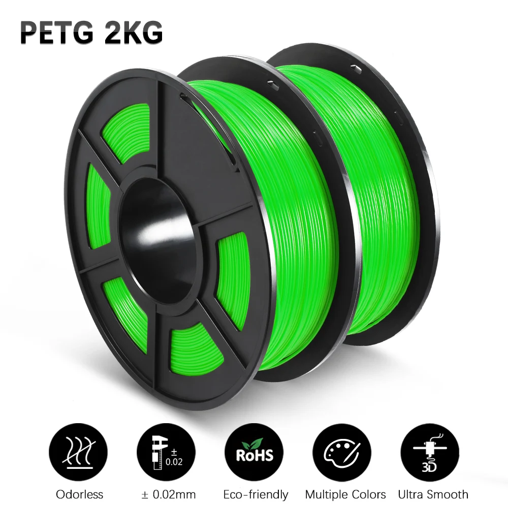 Filament SUNLU PETG Zielony (GREEN)