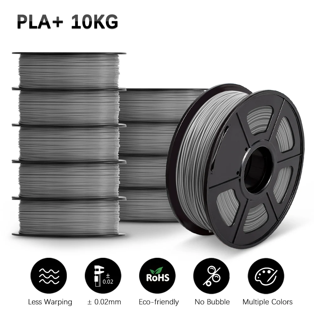Filament SUNLU PLA Plus Szary (GRAY)