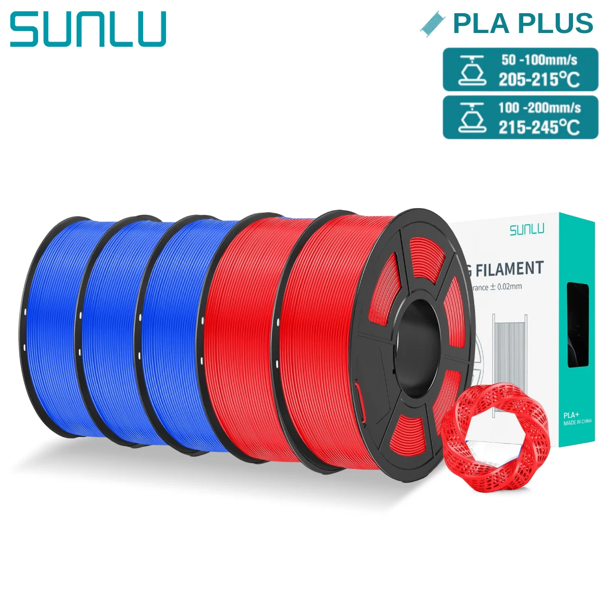 Filament SUNLU PLA Plus 
