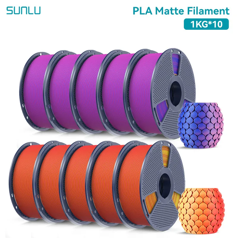 Filament SUNLU PLA  Dwukolorowy Matowy (DUAL MATTE)