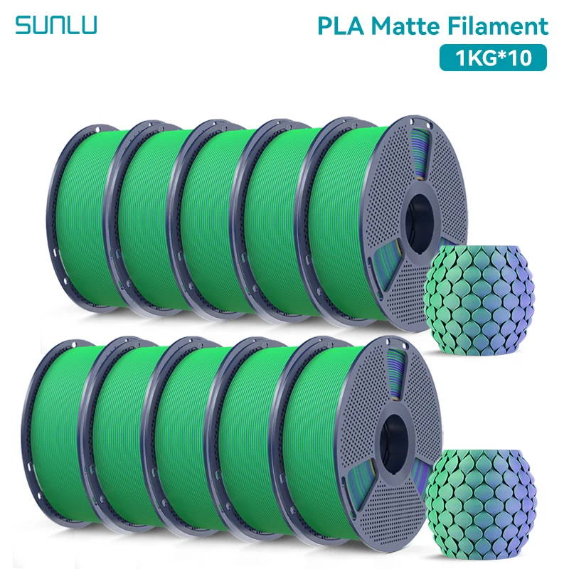 Filament SUNLU PLA Fioletowy Dwukolorowy Matowy (PURPLE DUAL MATTE)