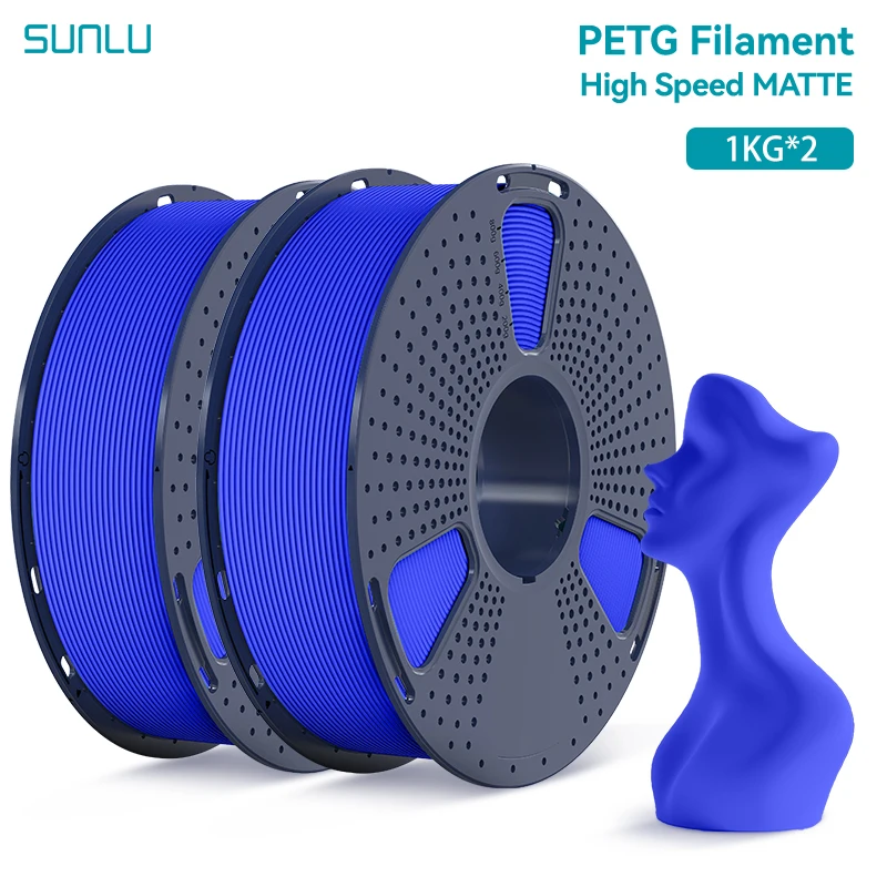 Filament SUNLU PETG High-Speed Niebieski Matowy (BLUE MATTE)