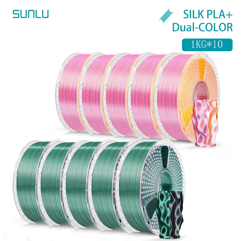 Filament SUNLU PLA  Dwukolorowy Jedwabny (DUAL SILK)