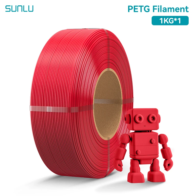 Filament SUNLU PETG Plus Czerwony (RED)