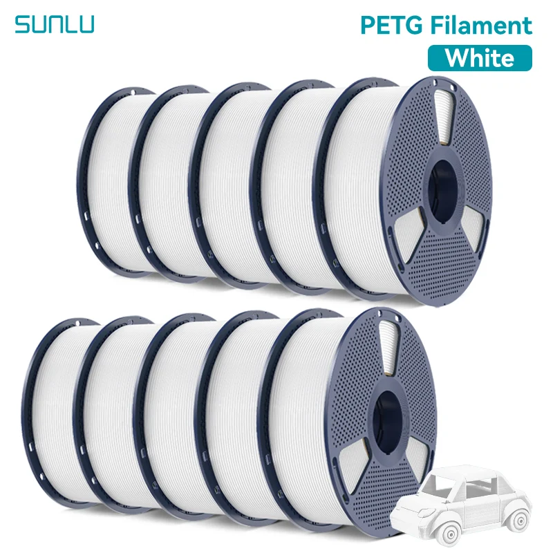 Filament SUNLU PETG Biały (WHITE)