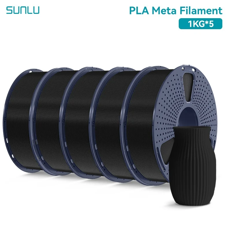 Filament SUNLU PLA Czarny (BLACK)