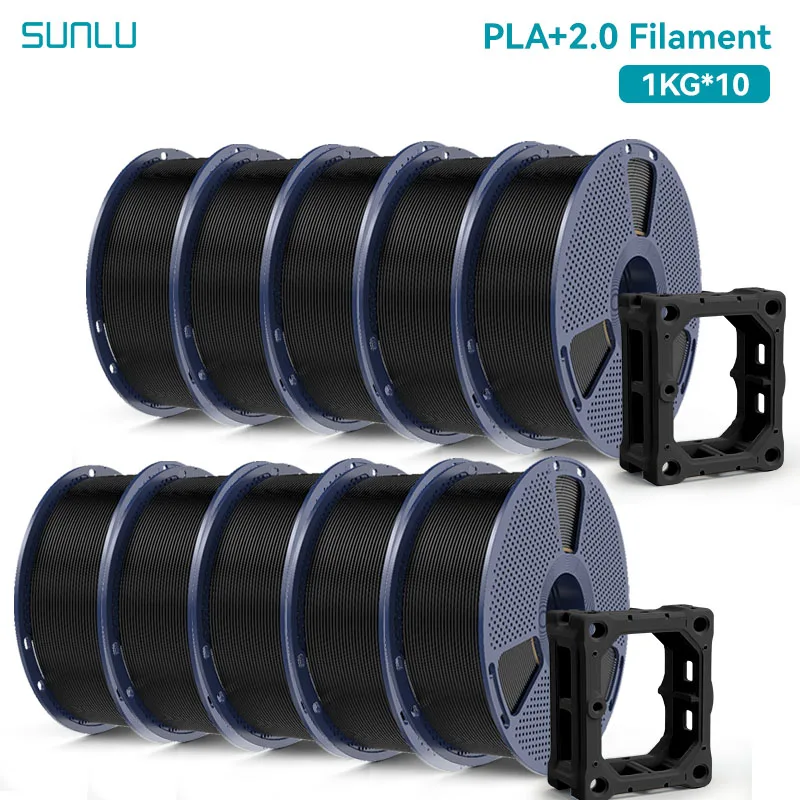 Filament SUNLU PLA Plus Czarny (BLACK)