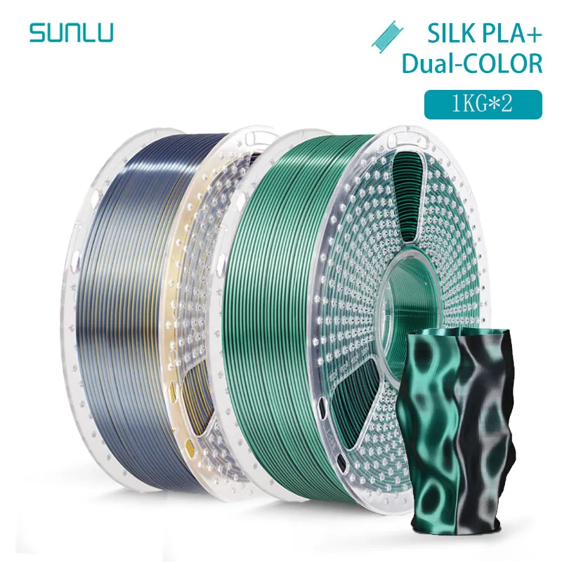 Filament SUNLU PLA  Dwukolorowy Jedwabny (DUAL SILK)