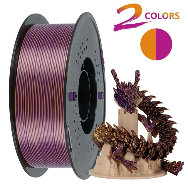 Filament Kingroon PLA Dwukolorowy Jedwabny (DUAL SILK)
