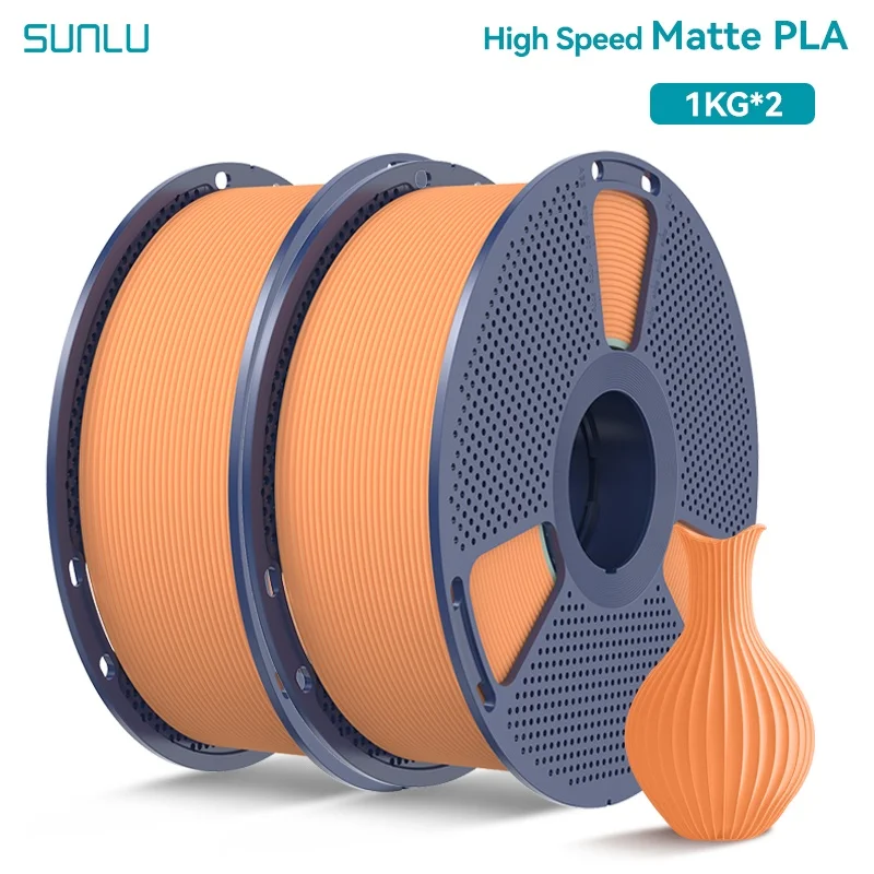 Filament SUNLU PLA High-Speed Pomarańczowy Matowy (ORANGE MATTE)