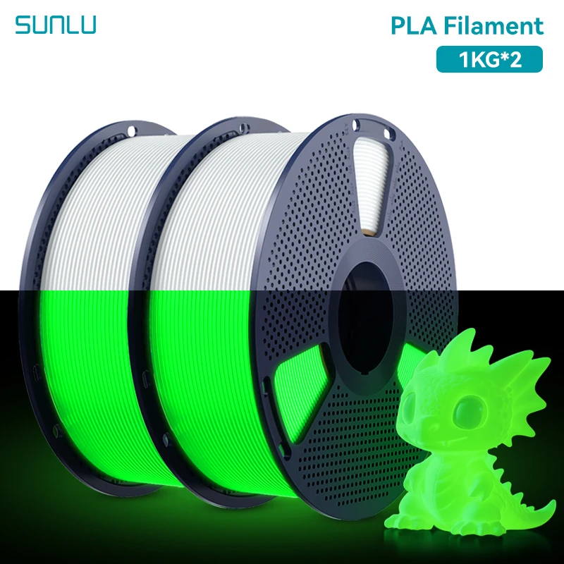Filament SUNLU PLA  Świecący w ciemności (GLOW)