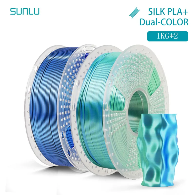 Filament SUNLU PLA  Dwukolorowy Jedwabny (DUAL SILK)