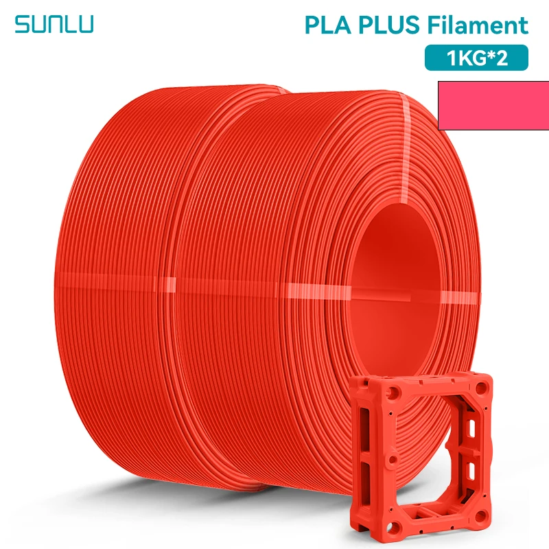 Filament SUNLU PLA Plus Czerwony (RED)