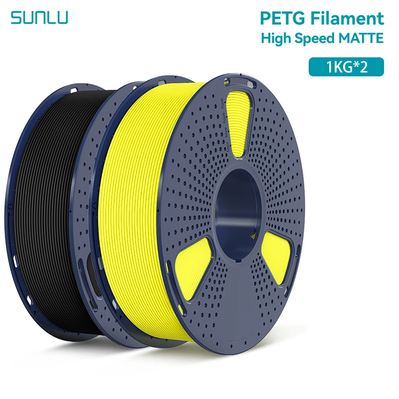 Filament SUNLU PETG High-Speed Czarny Matowy (BLACK MATTE)
